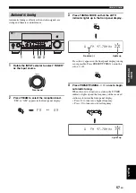 Preview for 59 page of Yamaha RX-V2700 Owner'S Manual