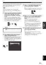 Preview for 71 page of Yamaha RX-V2700 Owner'S Manual