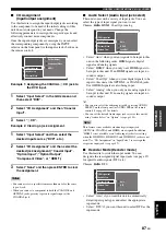 Preview for 89 page of Yamaha RX-V2700 Owner'S Manual