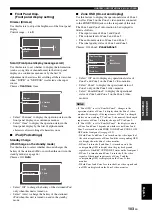 Preview for 105 page of Yamaha RX-V2700 Owner'S Manual