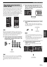 Preview for 115 page of Yamaha RX-V2700 Owner'S Manual