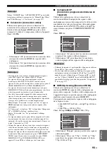 Preview for 243 page of Yamaha RX-V2700 Owner'S Manual