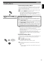 Предварительный просмотр 35 страницы Yamaha RX-V3000 Owner'S Manual