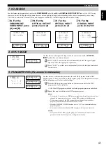 Предварительный просмотр 45 страницы Yamaha RX-V3000 Owner'S Manual