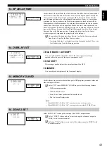 Предварительный просмотр 47 страницы Yamaha RX-V3000 Owner'S Manual