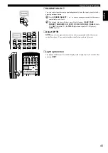 Предварительный просмотр 49 страницы Yamaha RX-V3000 Owner'S Manual