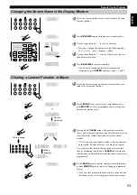 Preview for 57 page of Yamaha RX-V3000 Owner'S Manual