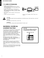 Предварительный просмотр 2 страницы Yamaha RX-V3000 Service Manual
