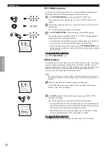 Preview for 36 page of Yamaha RX-V3000RDS Owner'S Manual