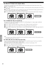 Preview for 42 page of Yamaha RX-V3000RDS Owner'S Manual