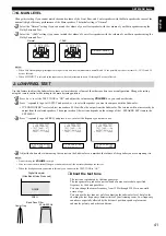 Preview for 43 page of Yamaha RX-V3000RDS Owner'S Manual