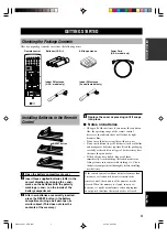 Предварительный просмотр 7 страницы Yamaha RX-V3300 Owner'S Manual