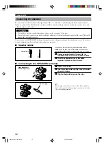 Предварительный просмотр 16 страницы Yamaha RX-V3300 Owner'S Manual