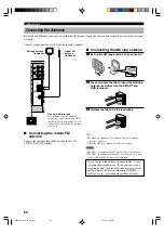 Предварительный просмотр 24 страницы Yamaha RX-V3300 Owner'S Manual