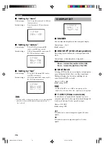 Предварительный просмотр 74 страницы Yamaha RX-V3300 Owner'S Manual