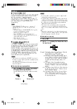 Preview for 30 page of Yamaha RX-V350 Owner'S Manual