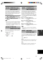 Preview for 45 page of Yamaha RX-V350 Owner'S Manual