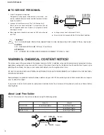 Preview for 2 page of Yamaha RX-V357 Service Manual