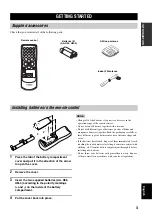 Preview for 5 page of Yamaha RX-V359 Owner'S Manual