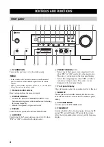 Preview for 6 page of Yamaha RX-V359 Owner'S Manual