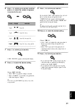 Preview for 23 page of Yamaha RX-V359 Owner'S Manual