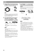 Preview for 26 page of Yamaha RX-V359 Owner'S Manual