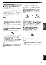 Preview for 27 page of Yamaha RX-V359 Owner'S Manual