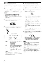 Preview for 28 page of Yamaha RX-V359 Owner'S Manual