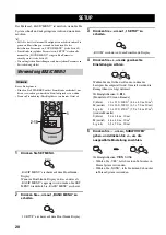 Preview for 134 page of Yamaha RX-V359 Owner'S Manual