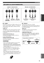 Preview for 183 page of Yamaha RX-V359 Owner'S Manual