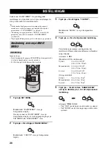 Preview for 190 page of Yamaha RX-V359 Owner'S Manual