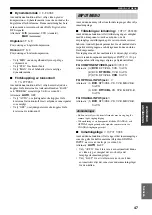 Preview for 217 page of Yamaha RX-V359 Owner'S Manual