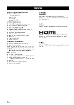 Preview for 4 page of Yamaha RX-V363 - AV Receiver Owner'S Manual