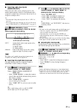 Preview for 33 page of Yamaha RX-V363 - AV Receiver Owner'S Manual