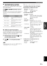 Preview for 37 page of Yamaha RX-V363 - AV Receiver Owner'S Manual