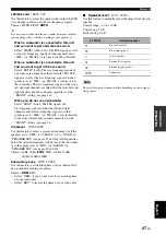 Preview for 49 page of Yamaha RX-V363 - AV Receiver Owner'S Manual