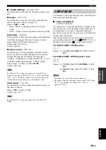 Preview for 51 page of Yamaha RX-V363 - AV Receiver Owner'S Manual