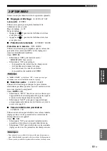 Preview for 117 page of Yamaha RX-V363 - AV Receiver Owner'S Manual