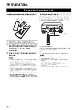 Предварительный просмотр 12 страницы Yamaha RX V365 - AV Receiver Owner'S Manual