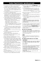 Предварительный просмотр 3 страницы Yamaha RX-V365 Owner'S Manual