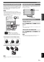 Предварительный просмотр 19 страницы Yamaha RX-V365 Owner'S Manual