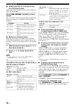 Предварительный просмотр 30 страницы Yamaha RX-V365 Owner'S Manual