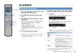 Preview for 33 page of Yamaha RX-V375 Owner'S Manual