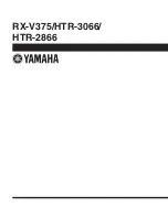 Preview for 138 page of Yamaha RX-V375U Service Manual