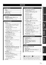 Preview for 3 page of Yamaha RX-V3800 - AV Receiver Owner'S Manual