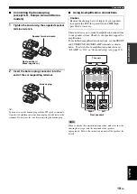 Preview for 21 page of Yamaha RX-V3800 - AV Receiver Owner'S Manual