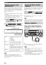 Preview for 44 page of Yamaha RX-V3800 - AV Receiver Owner'S Manual