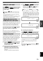 Preview for 45 page of Yamaha RX-V3800 - AV Receiver Owner'S Manual