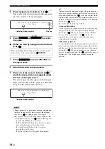 Preview for 68 page of Yamaha RX-V3800 - AV Receiver Owner'S Manual