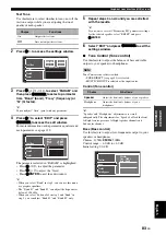 Preview for 85 page of Yamaha RX-V3800 - AV Receiver Owner'S Manual